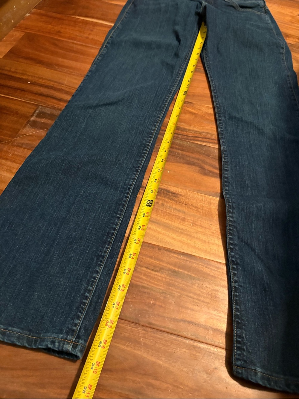 Wrangler Q Baby Bootcut Jeans 5/6/ 36 Dark Wash Western Denim 30 Waist (0894) - Picture 3 of 8
